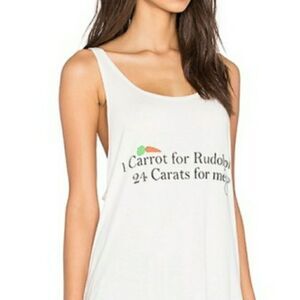 Wildfox 24 Carats Tank NWT SZ XS